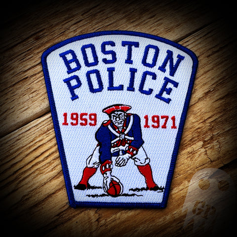 Boston Patriots - Boston, MA Police Department Boston Patriots Patch