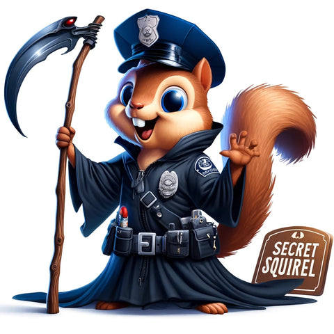 Mass Police Task Force Secret Squirrel PVC and COIN COMBO!! Only 25 available (NOT THE PHOTO SHOWN) (Copy)