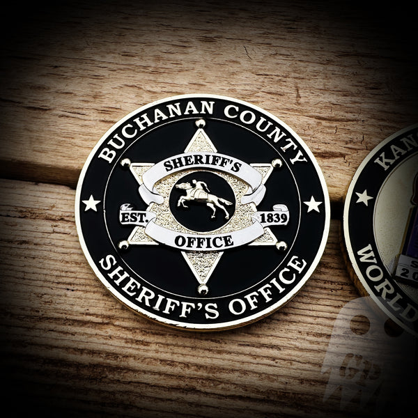 BUCHANAN CHIEFS - Buchanan County, MO Sheriff's Office Chief's Super Bowl Coin