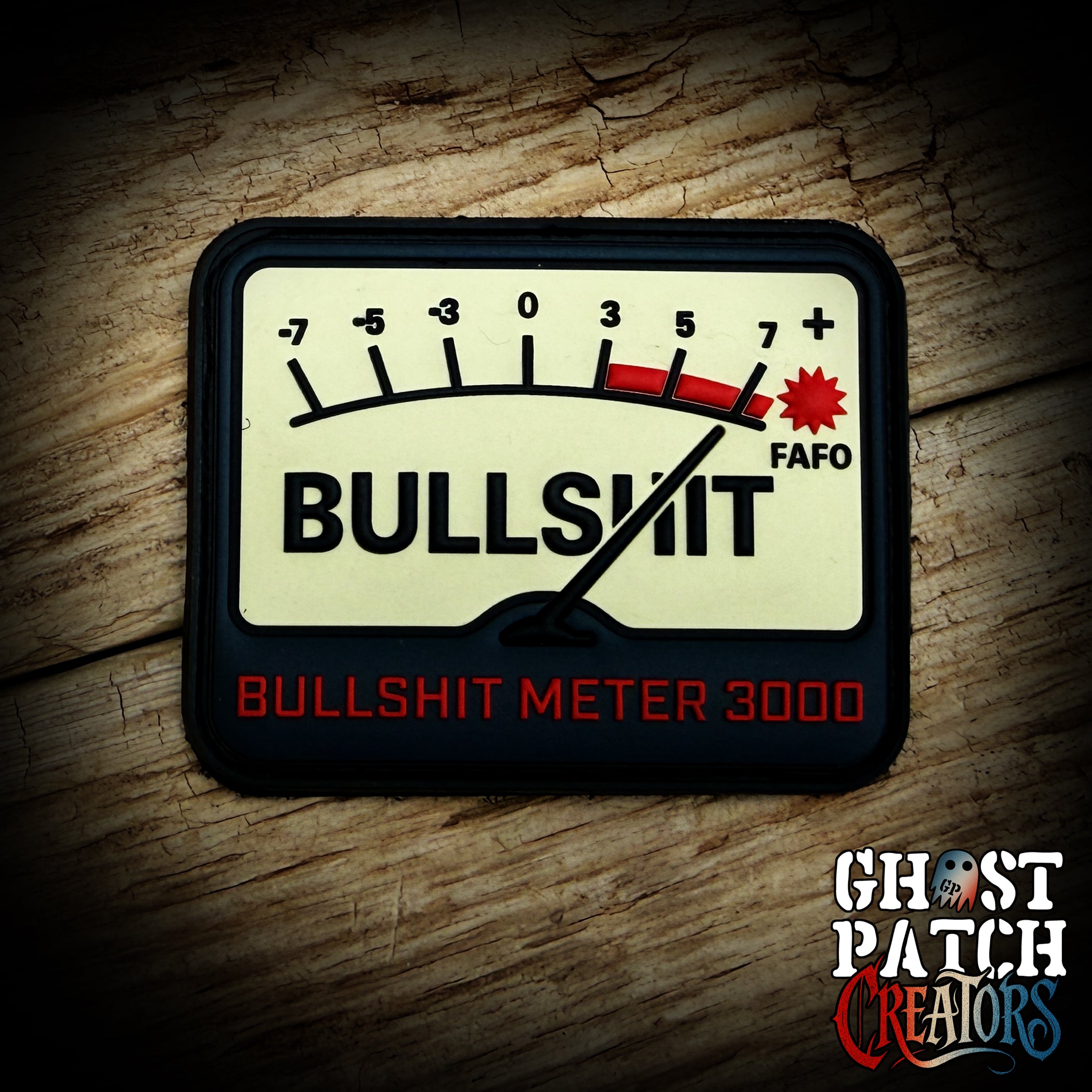 Bullshit Meter PVC – GHOST PATCH