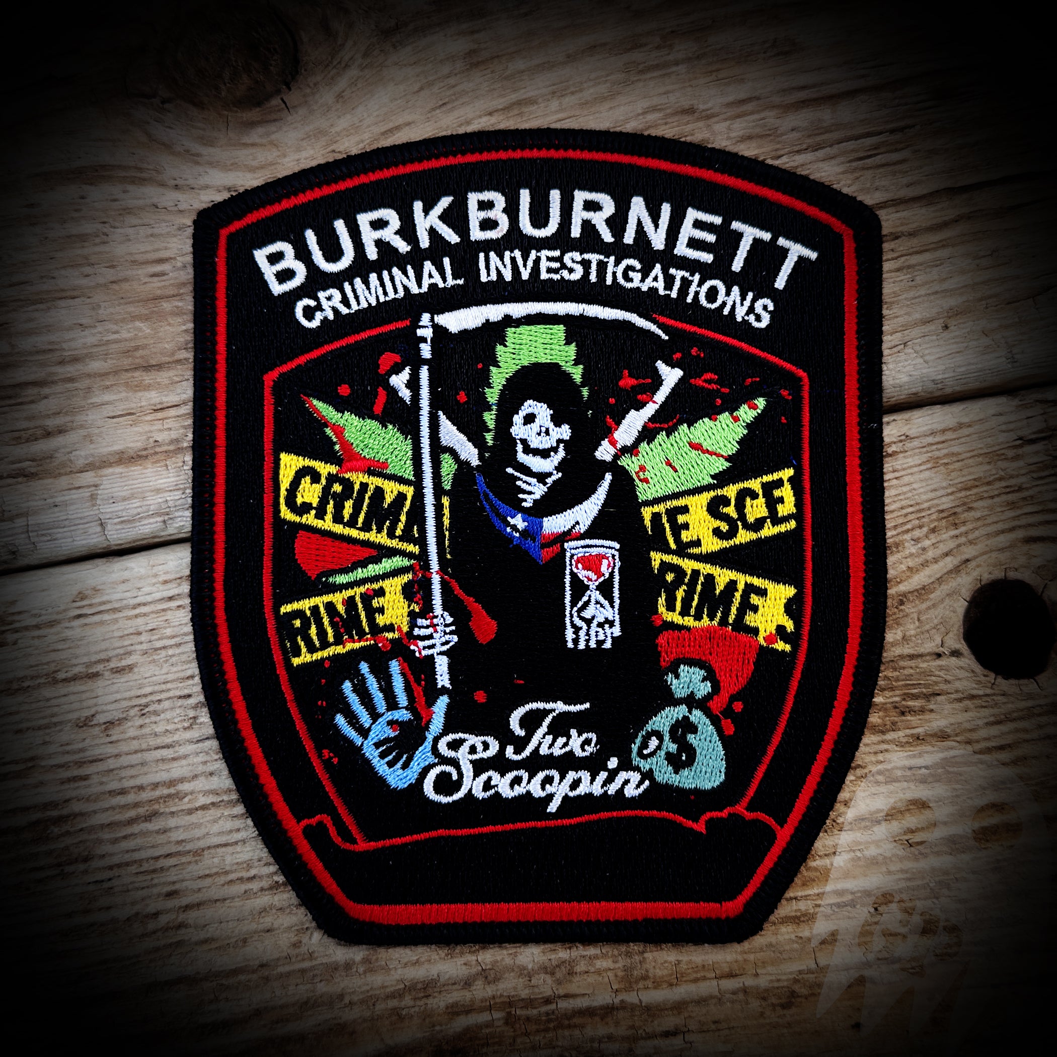 Burkburnett TX PD Criminal Investigations Patch