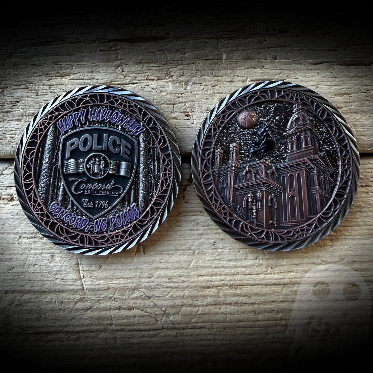 COIN 2026 Halloween - Concord NC Police 2026 Halloween Coin