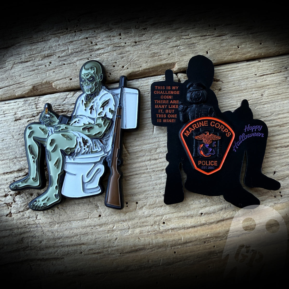 COIN 2026 Halloween - USMC Police 2026 Halloween Coin