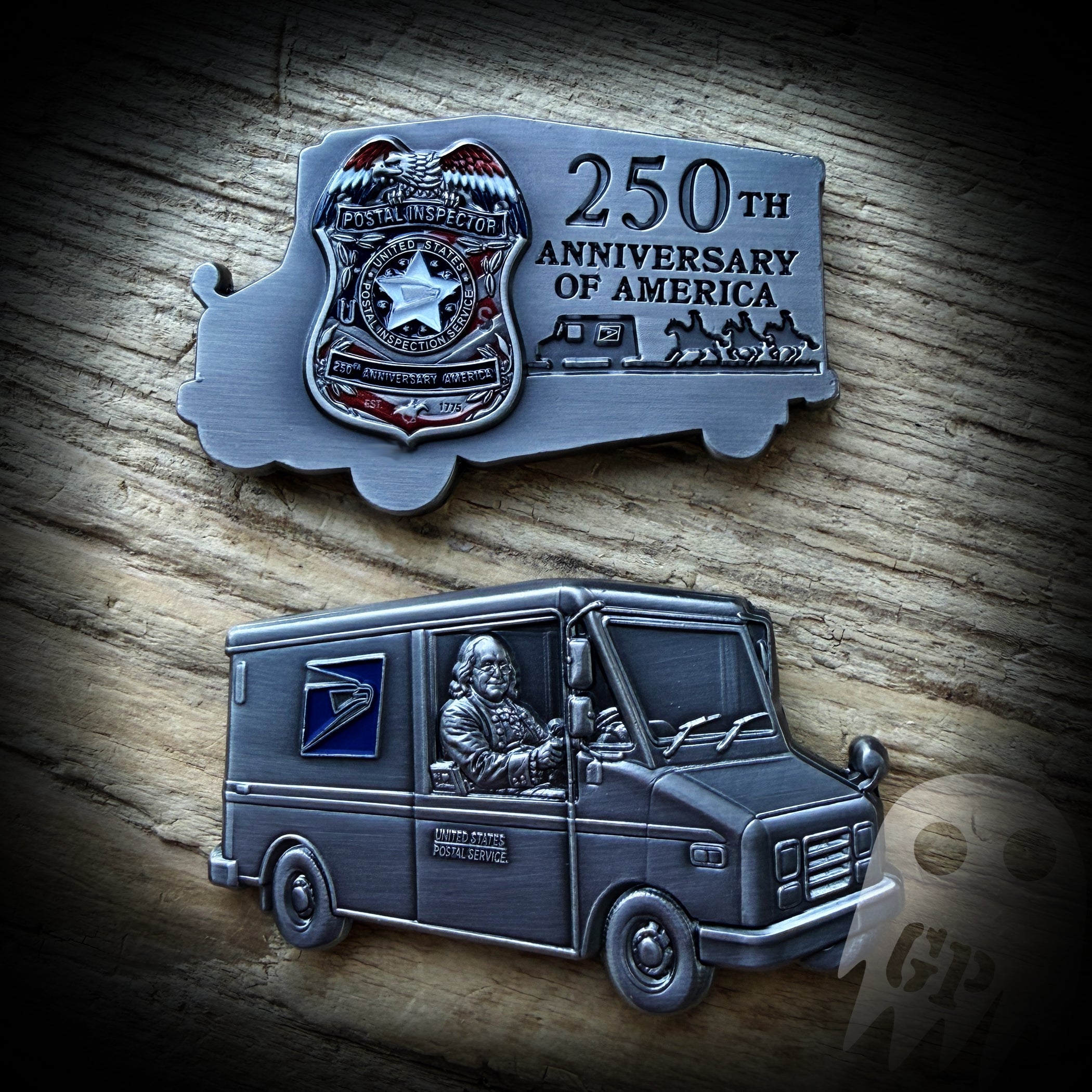COIN 250th America - US Postal Police 250th Anniversary of America Coin