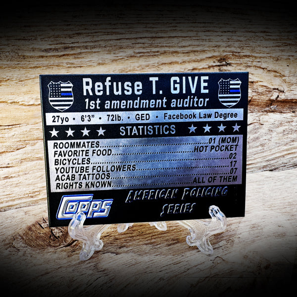 #2 COPPS Trading Cards - Refuse T. Give