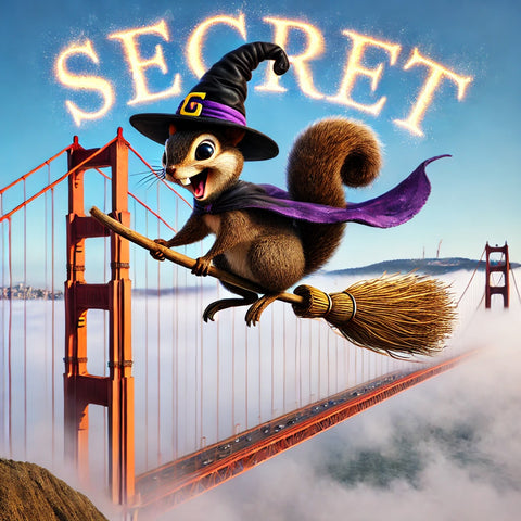 San Fran Bay Secret 2024 Halloween - San Francisco Bay Area 2024 SECRET SQUIRREL Halloween Patch