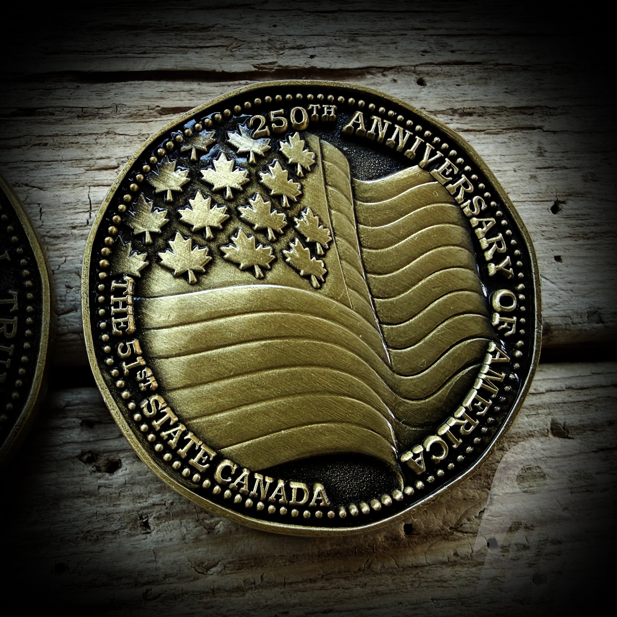 Trump's America 250th - Canada 51st State Coin – GHOST PATCH