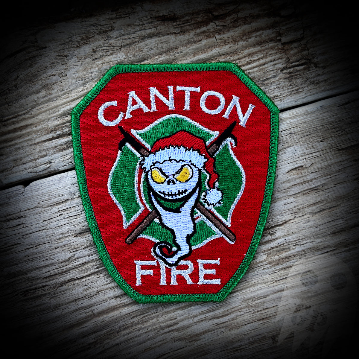 CHRISTMAS Canton, MA FD 2023 Christmas Patch GHOST PATCH