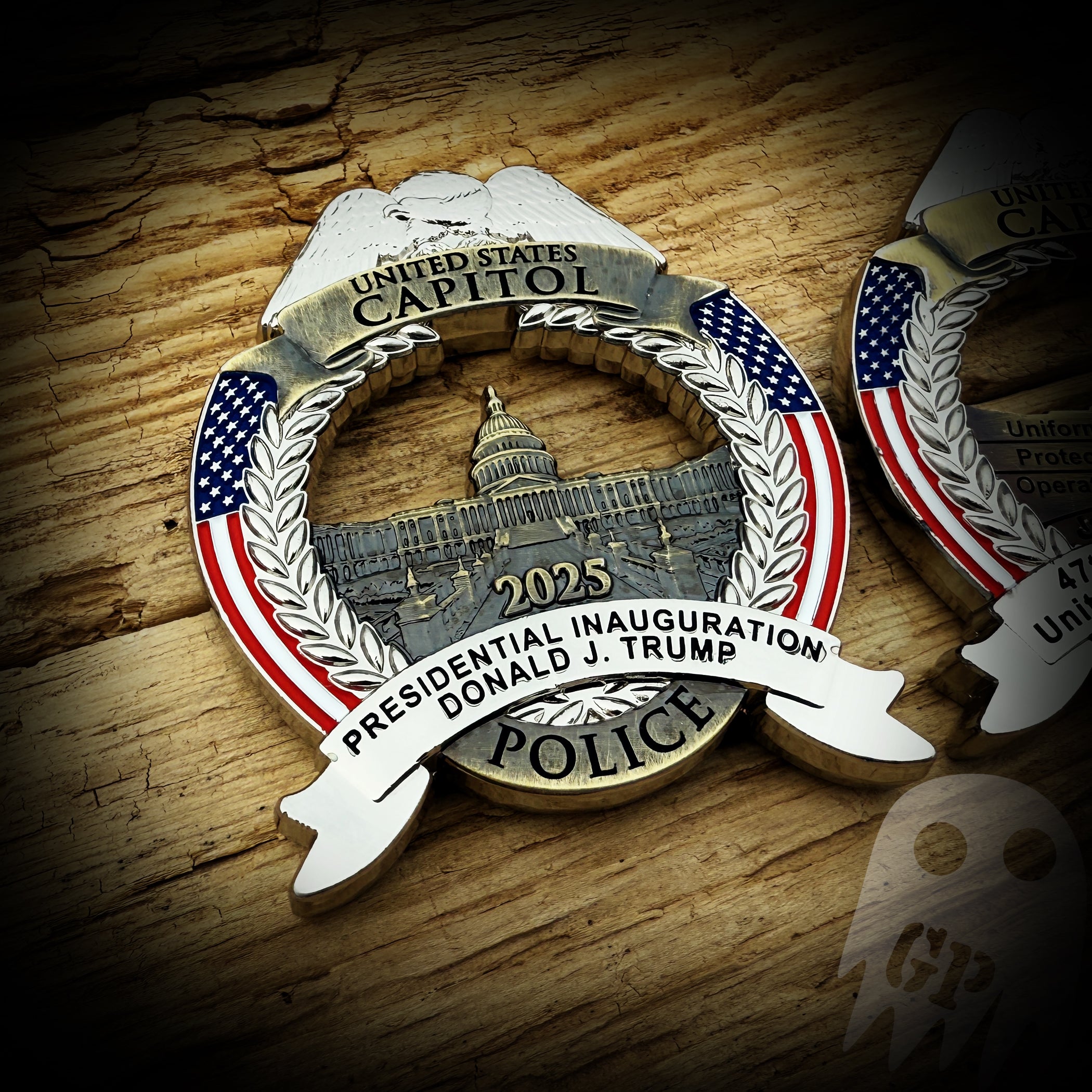 COIN - US Capitol Police 2025 Inauguration Coin – GHOST PATCH
