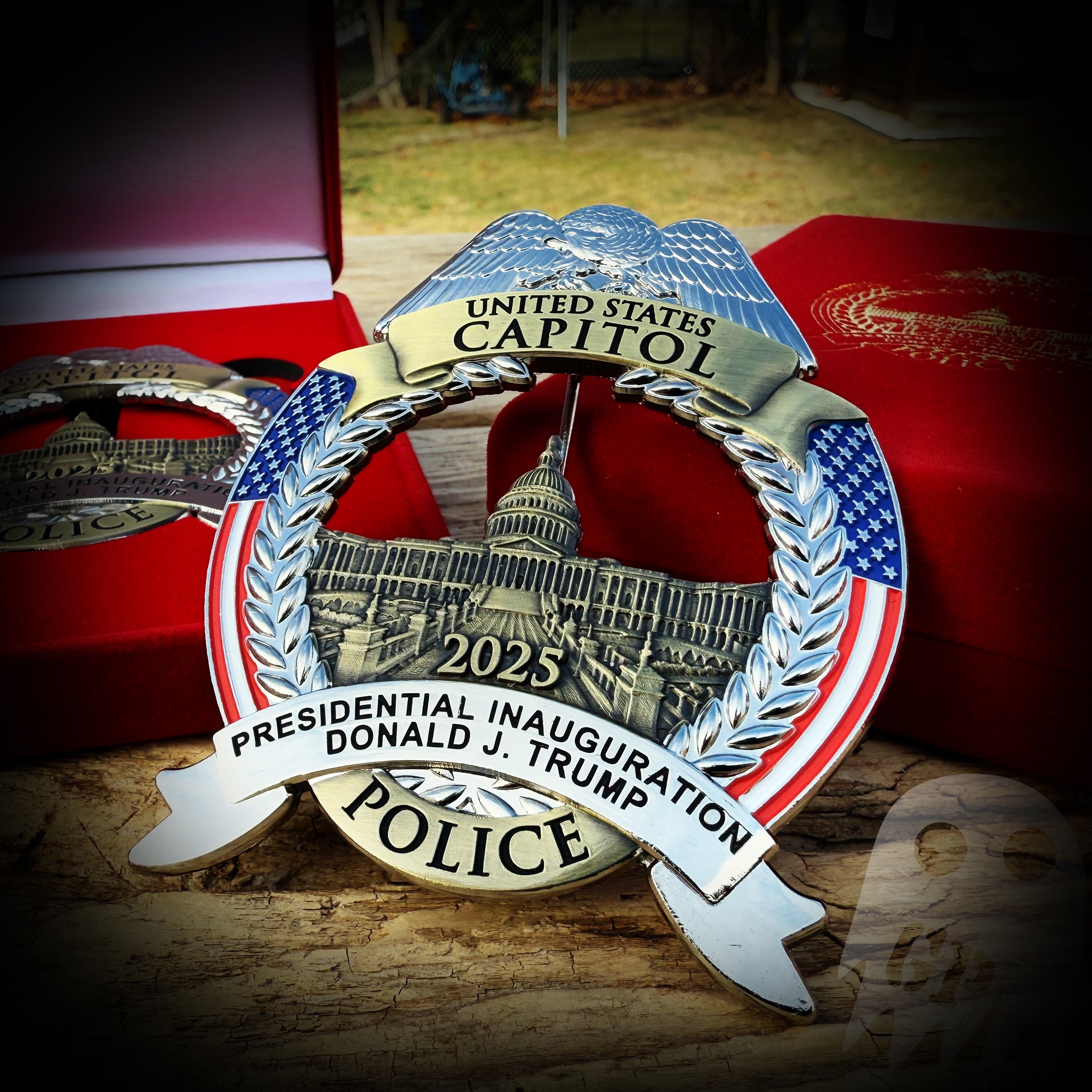 US イミグレーション シニアイグザミナー バッジ　ポリスバッジ Inauguration Badge - US Capitol Police Commemorative 2025