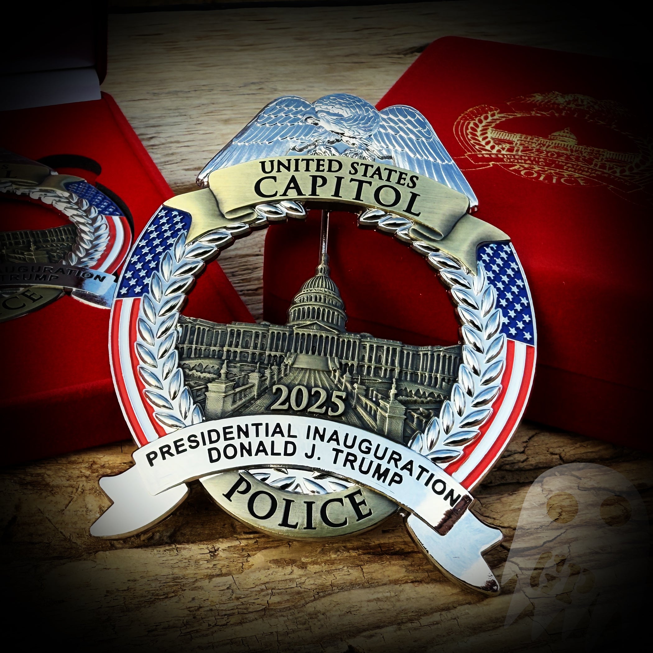 Inauguration Badge - US Capitol Police Commemorative 2025 Inauguration Metal Badge