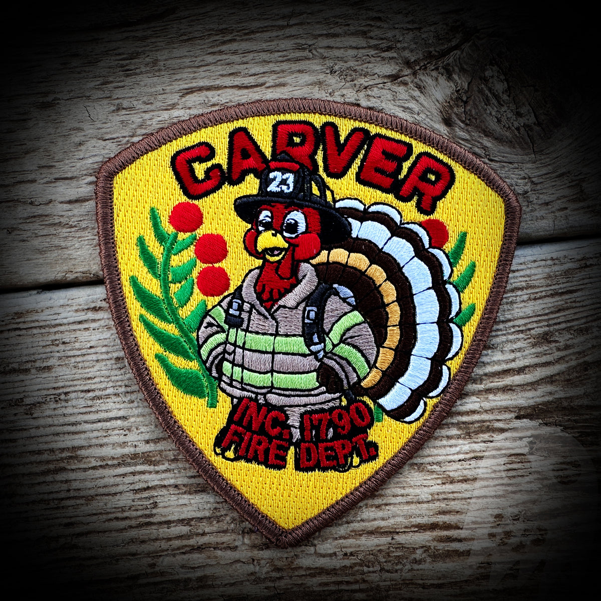 Carver, MA FD 2023 Thanksgiving Patch GHOST PATCH
