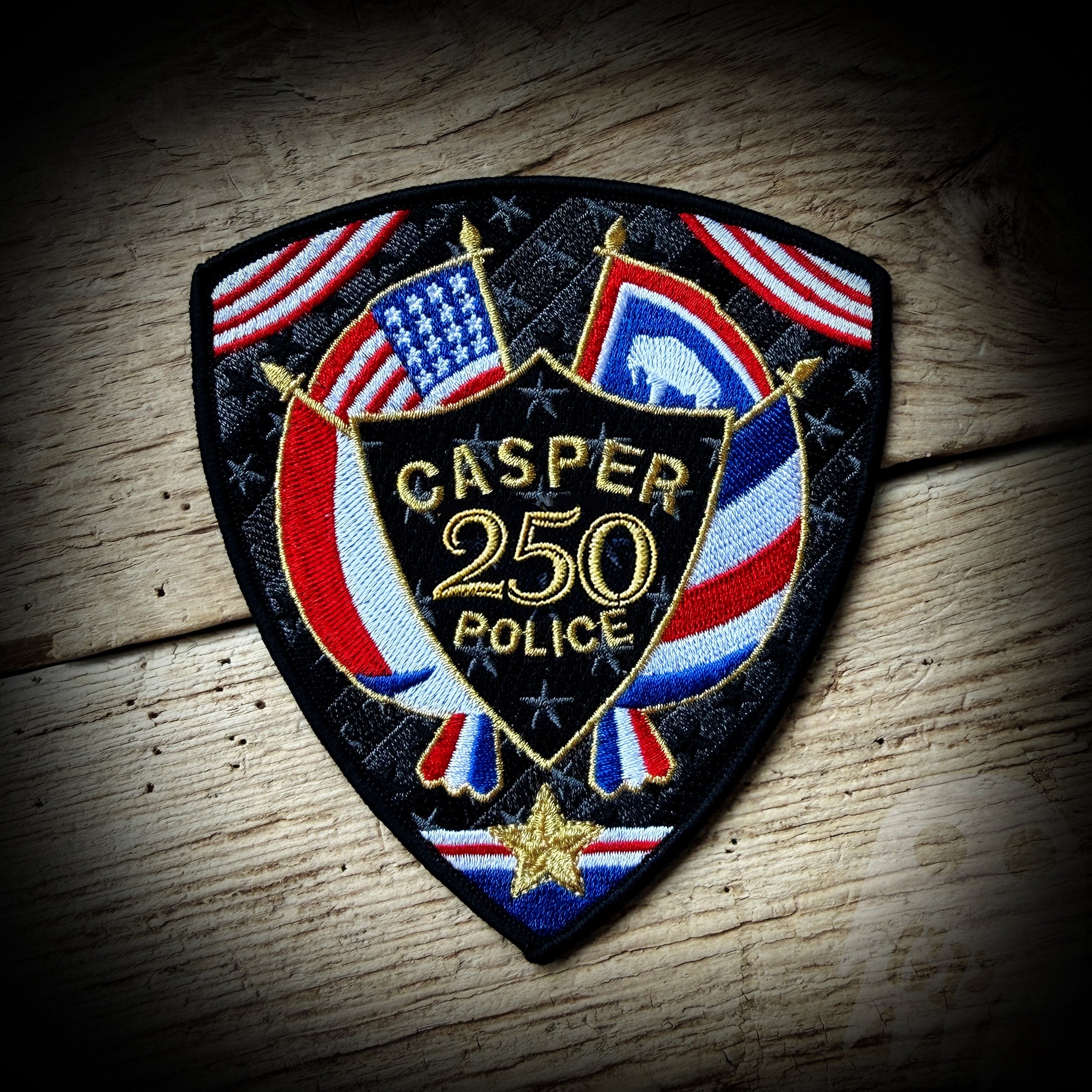 250th America - Casper, WY PD 250th Anniversary of America Patch