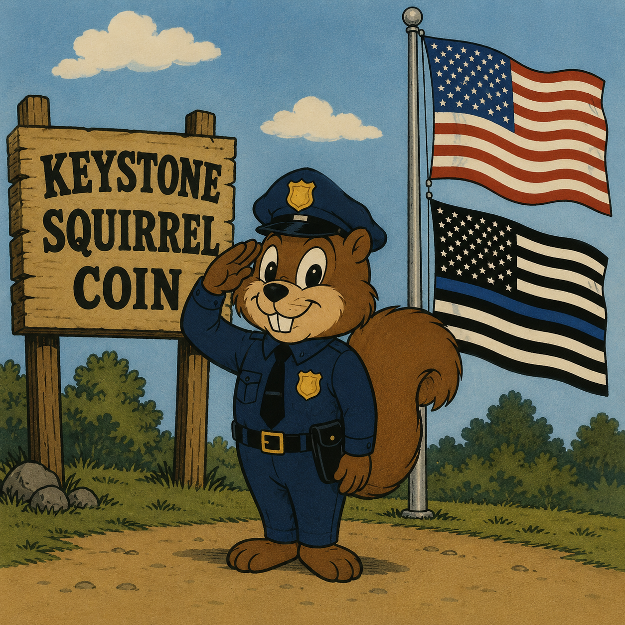 COIN Keystone 2026 Police Week - KEYSTONE SQUIRREL 2026 Police Week Coin (NOT PHOTO SHOWN)