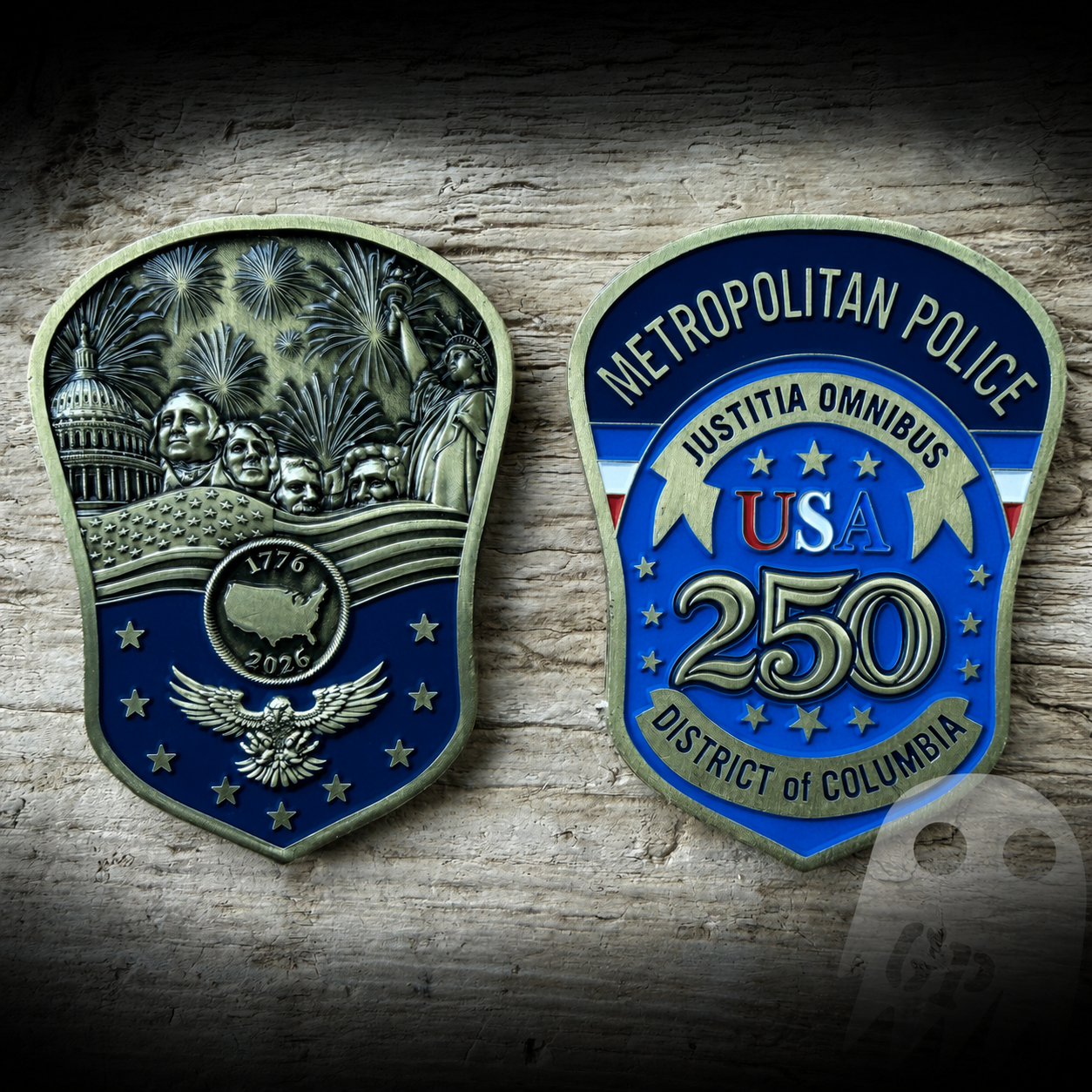 Coin 250th America - DC Metro PD 250th Anniversary of America Coin