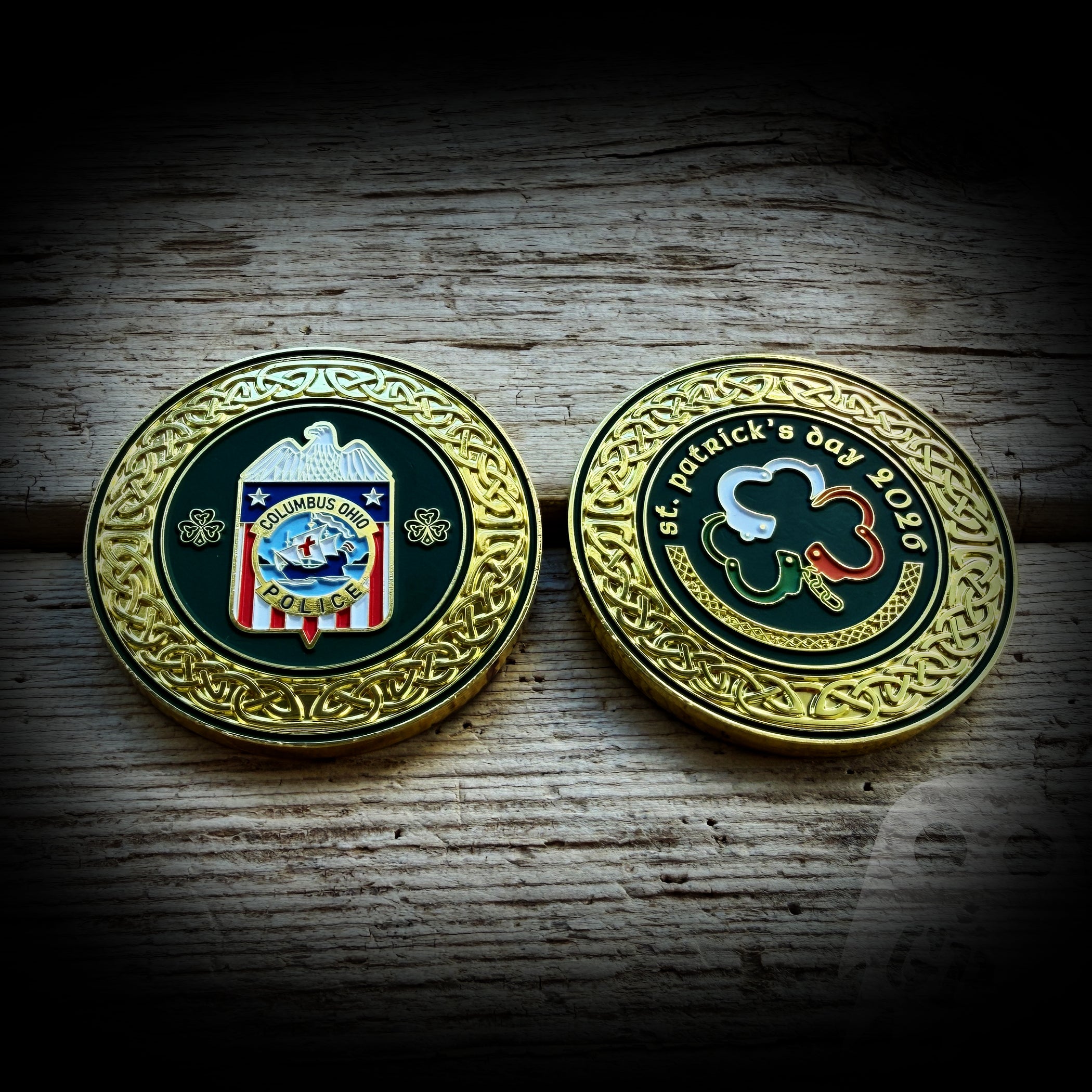 COIN 2026 Irish - Columbus, OH PD 2026 St Patrick's Day Coin