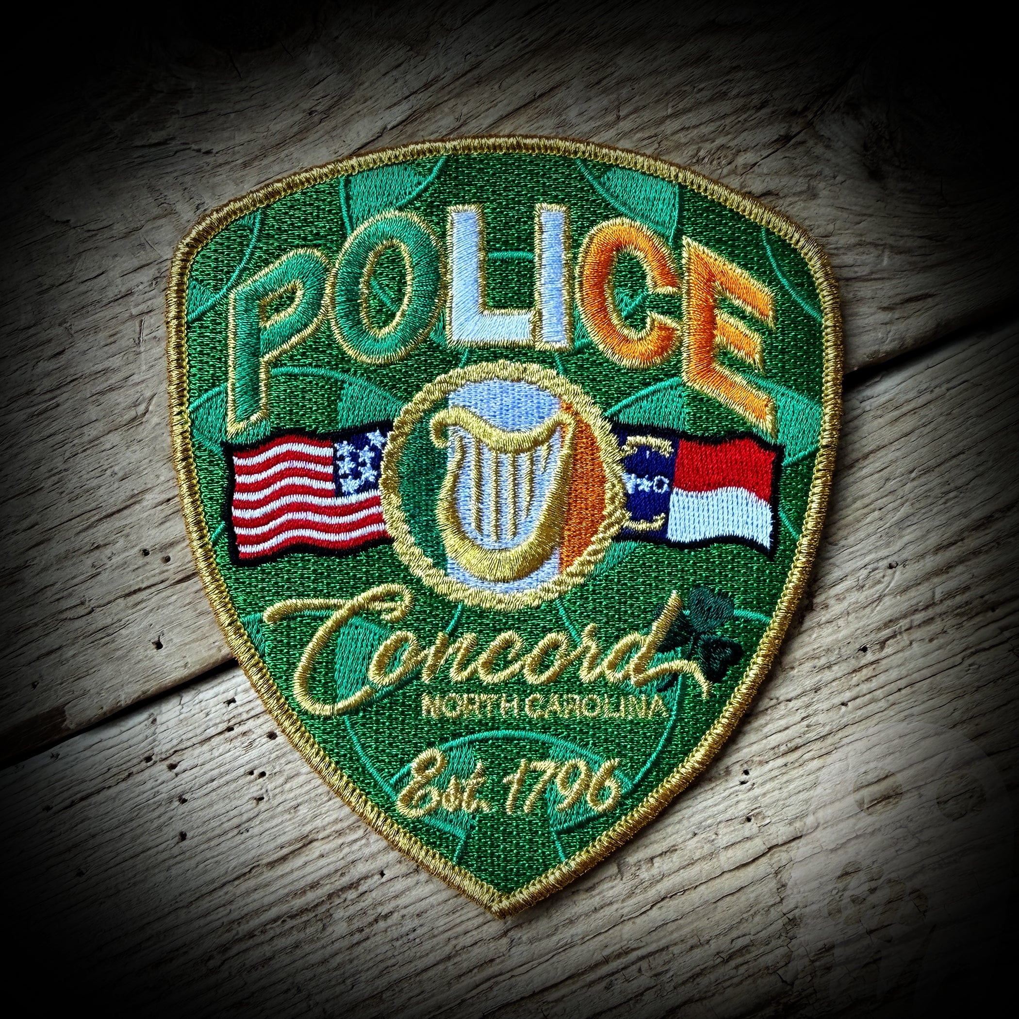 2026 Irish - Concord, NC PD 2026 Irish Patch