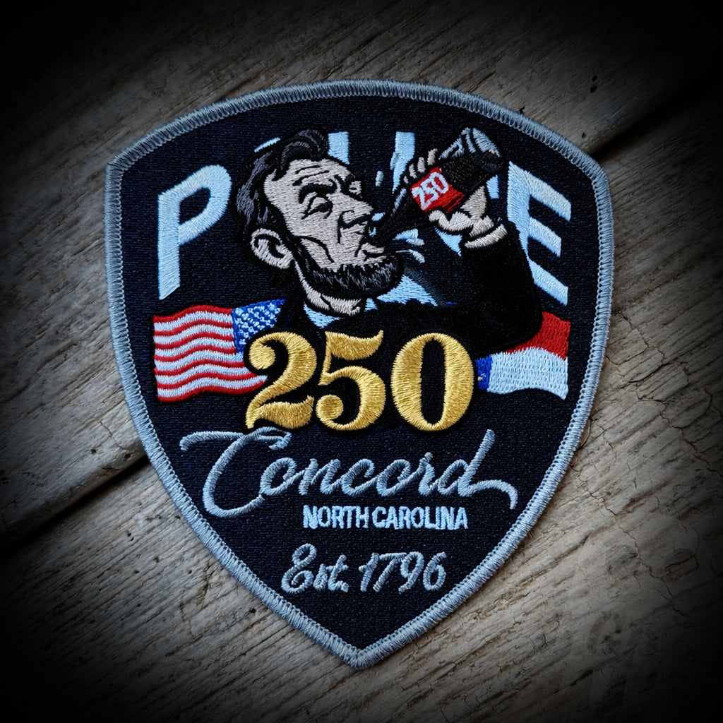 250th America - Concorn, NC PD Commemorative 250th Anniversary of America Patch