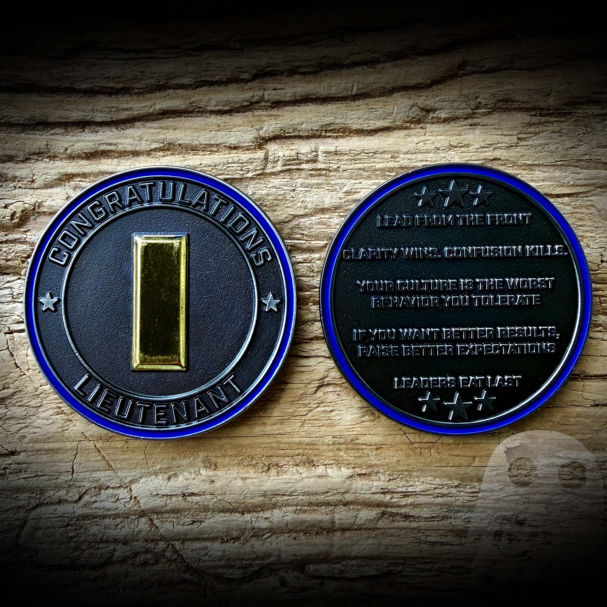 Police LIEUTENANT Promotion Coin