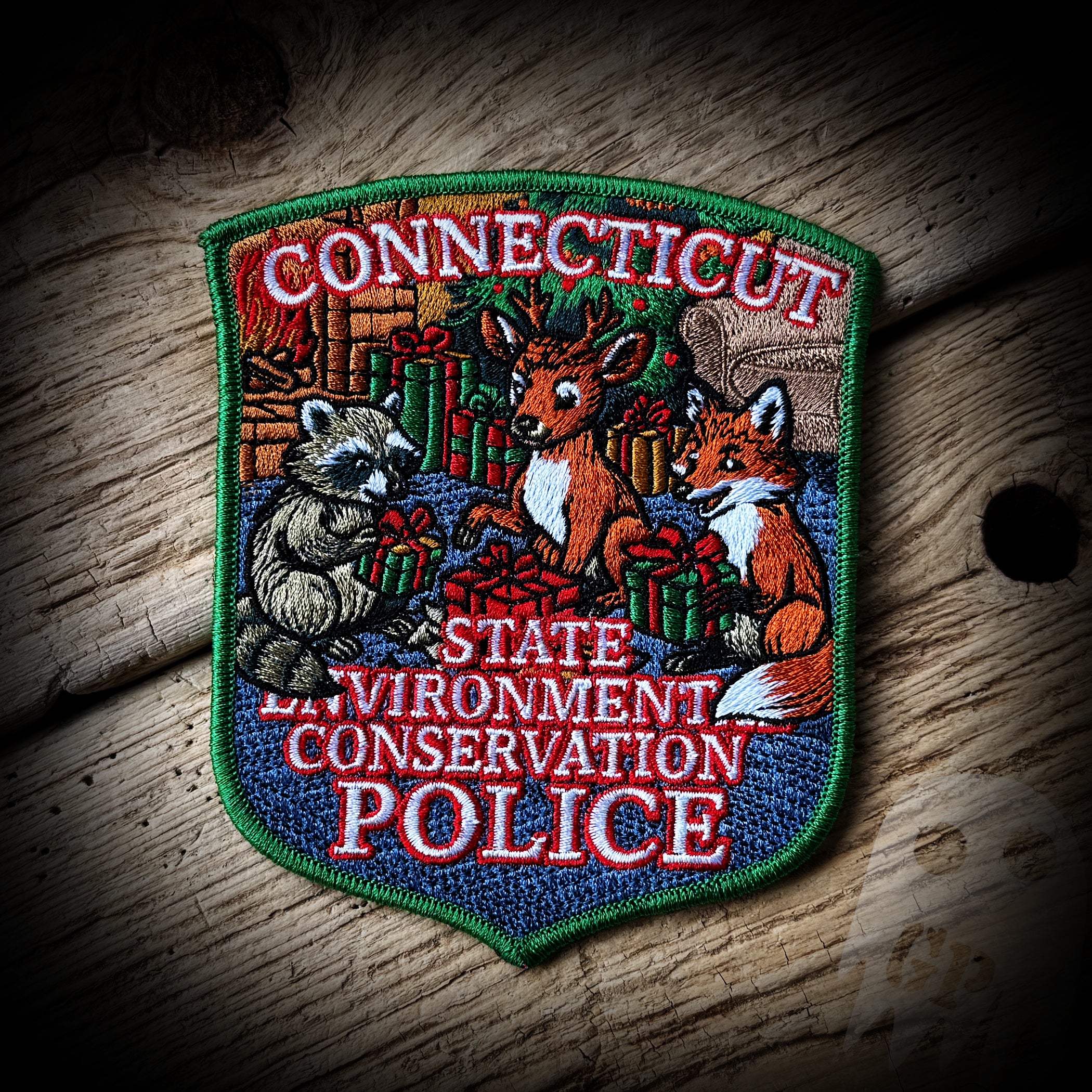 2025 Christmas - CT Environmental and Conservation Police 2025 Christmas Patch