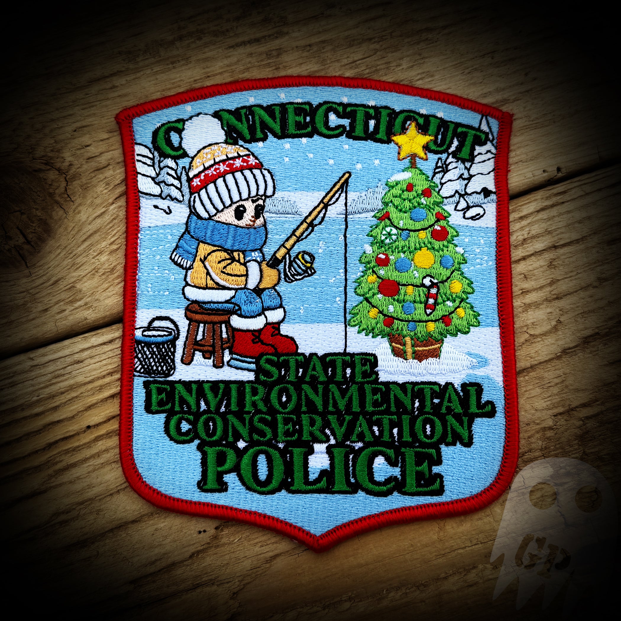 2024 Christmas - CT Environmental and Conservation Police 2024 Christmas Patch