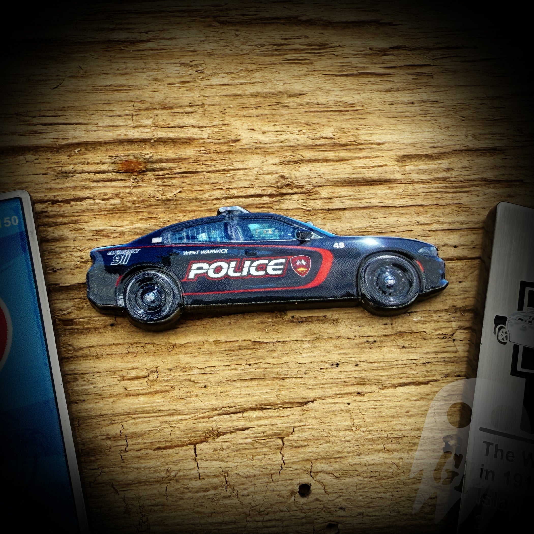 #4 West Warwick, RI PD Cop Wheels Patrol Vehicle #49 – GHOST PATCH