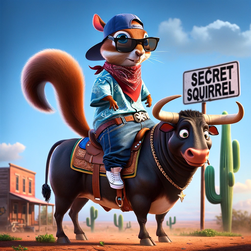 TEXAS GANG - Texas Gang Task Force Secret Squirrel - PVC