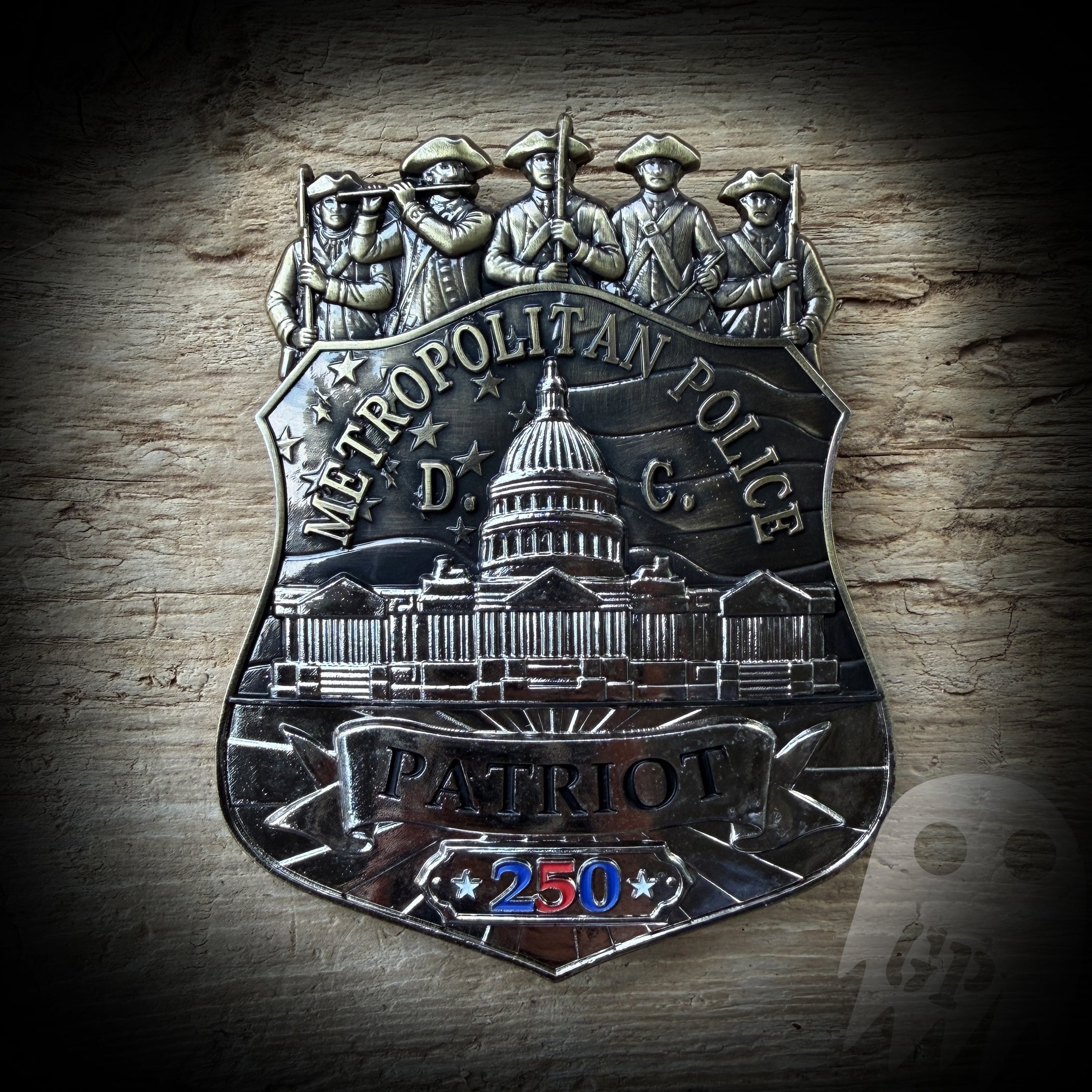 Badge 250th America - DC Metro Police 250th Anniversary of America Badge
