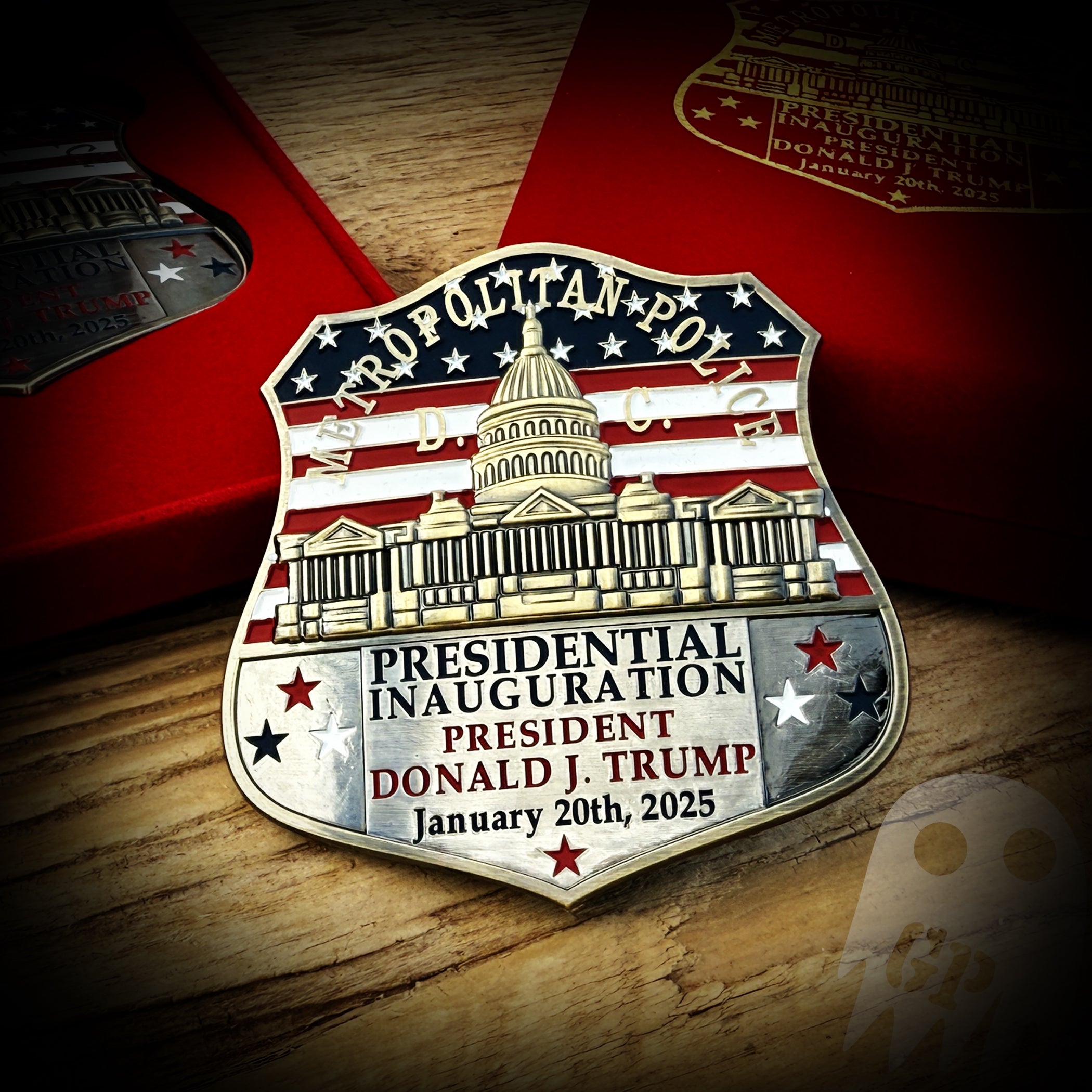 Inauguration - DC Metro Police Commemorative 2025 Inauguration Metal Badge