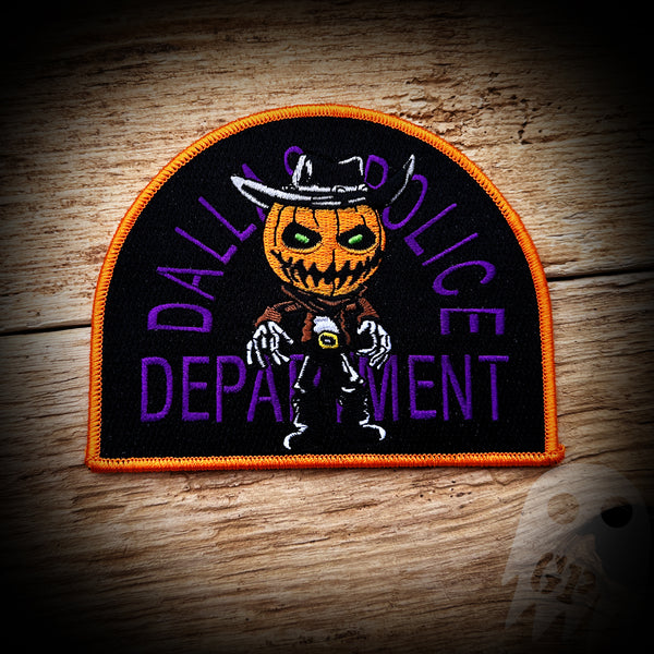 Dallas, TX Police Department 2023 Halloween Patch - Authentic / LIMITED (TWO PACK)