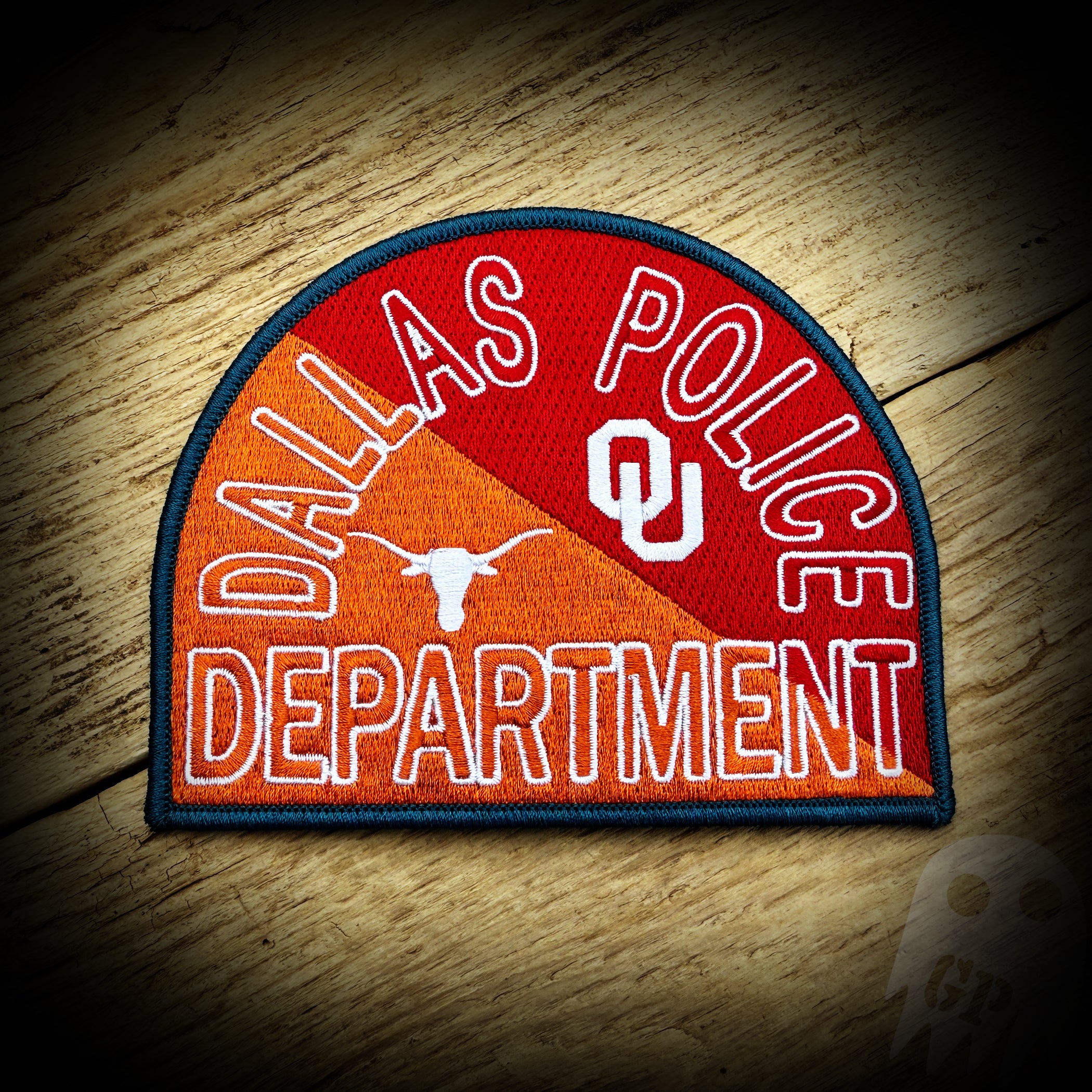 Texas VS Oklahoma - Dallas, TX Police Department Football Rivalry Patch