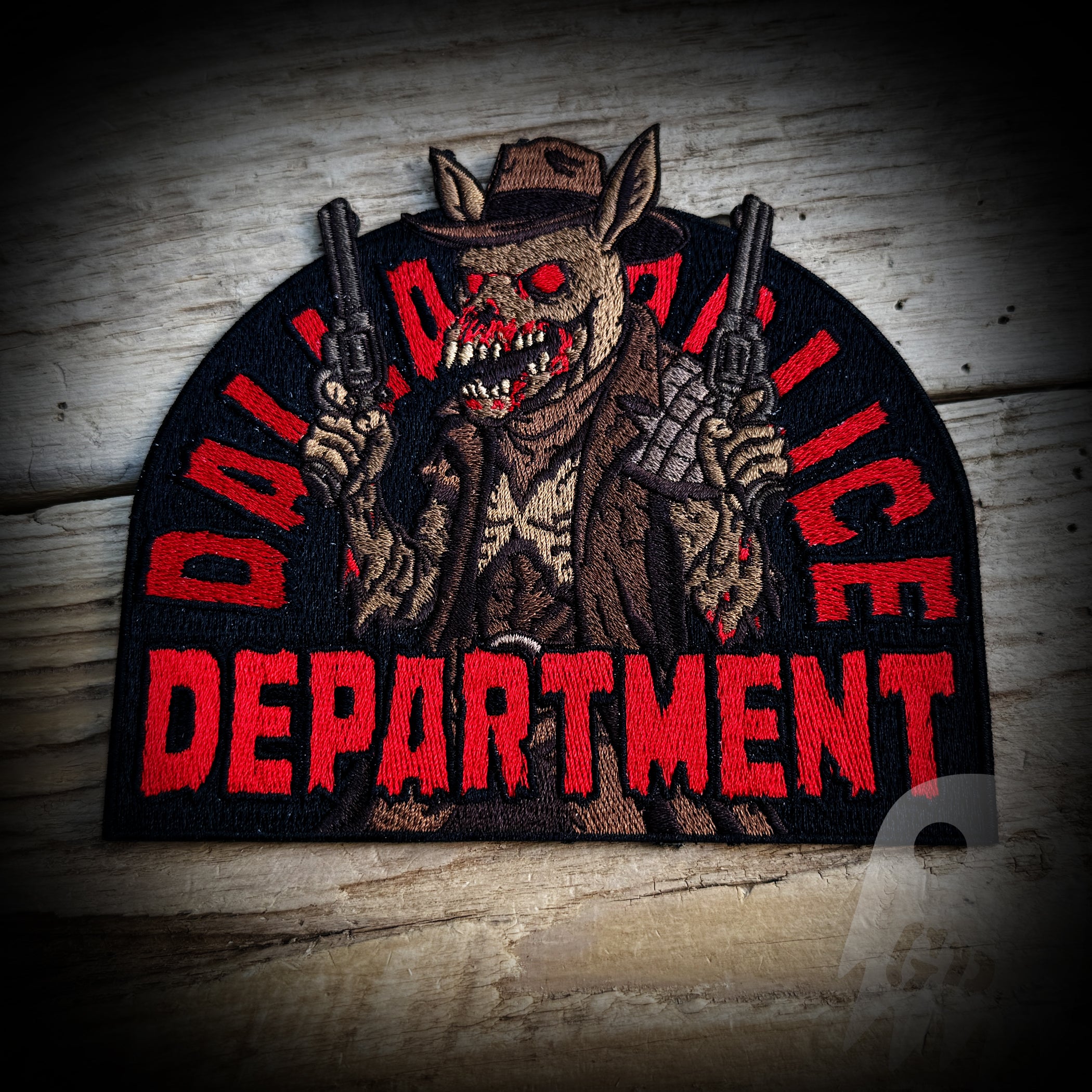 Zombie Armadillo 2025 Halloween - Dallas, TX PD 2025 Halloween Patch - Anthony