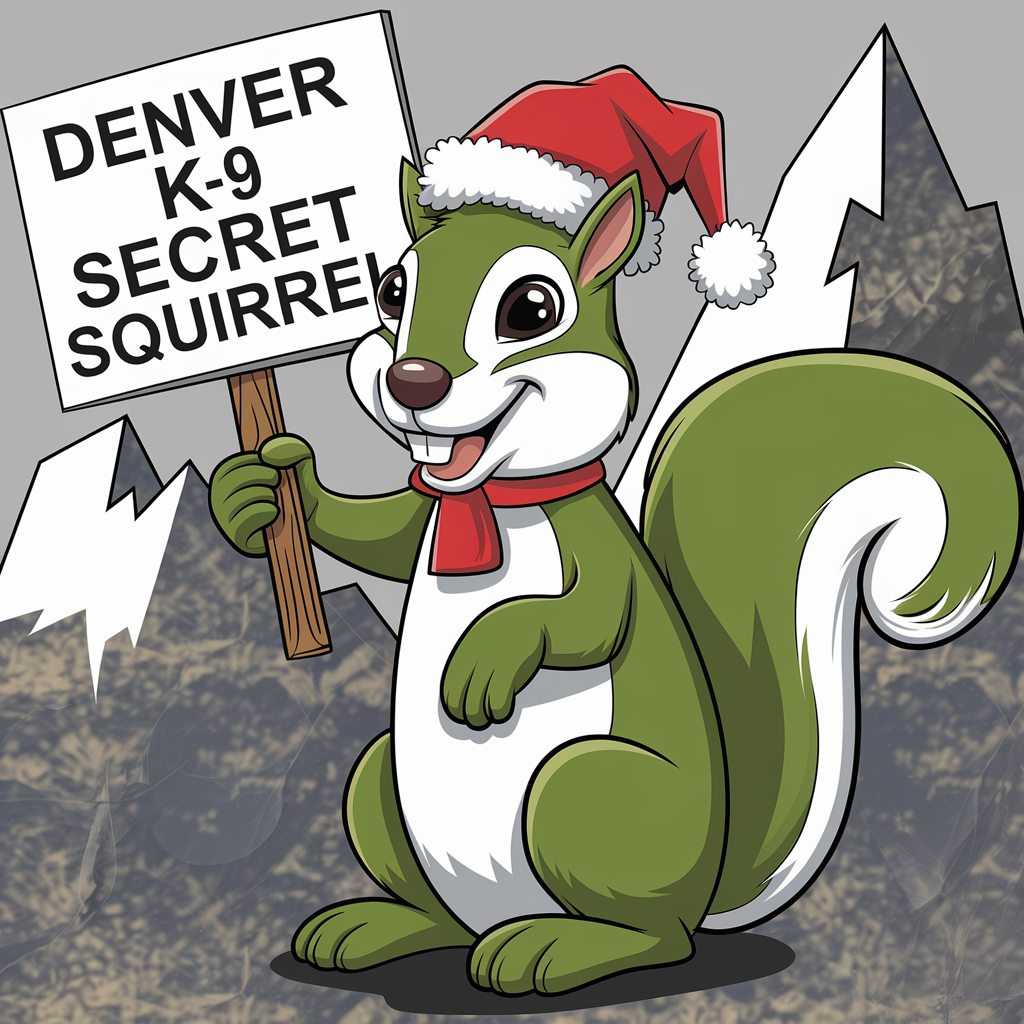 K9 2024 Christmas - Denver, CO PD K9 2024 Christmas Patch SECRET SQUIRREL (NOT PHOTO SHOWN)