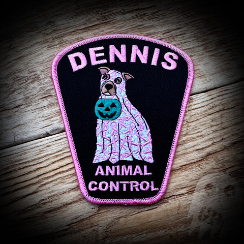 Pink - Dennis, MA Animal Control 2023 Pink / Halloween Patch