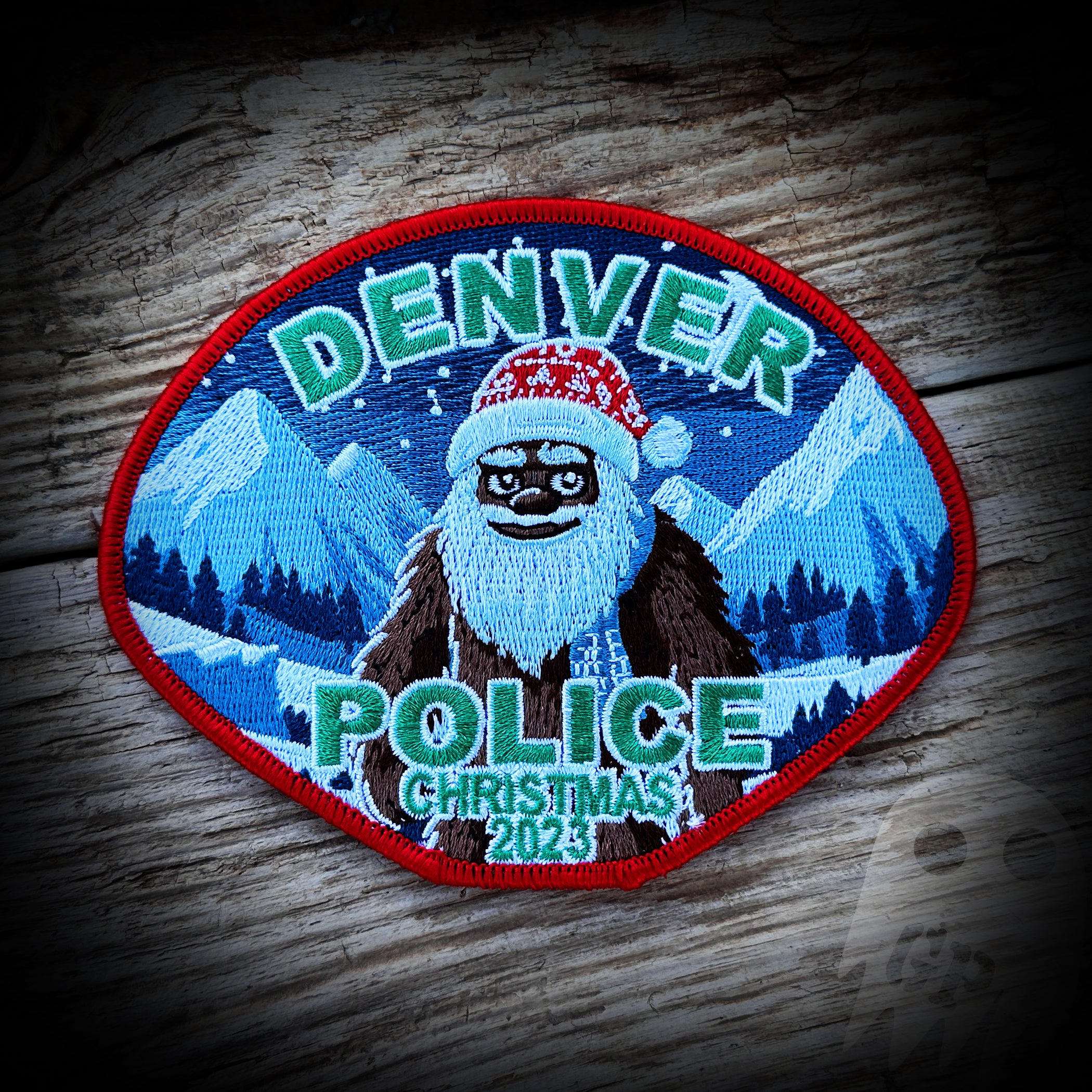 CHRISTMAS BIG FOOT - Denver, CO PD 2023 Christmas Patch