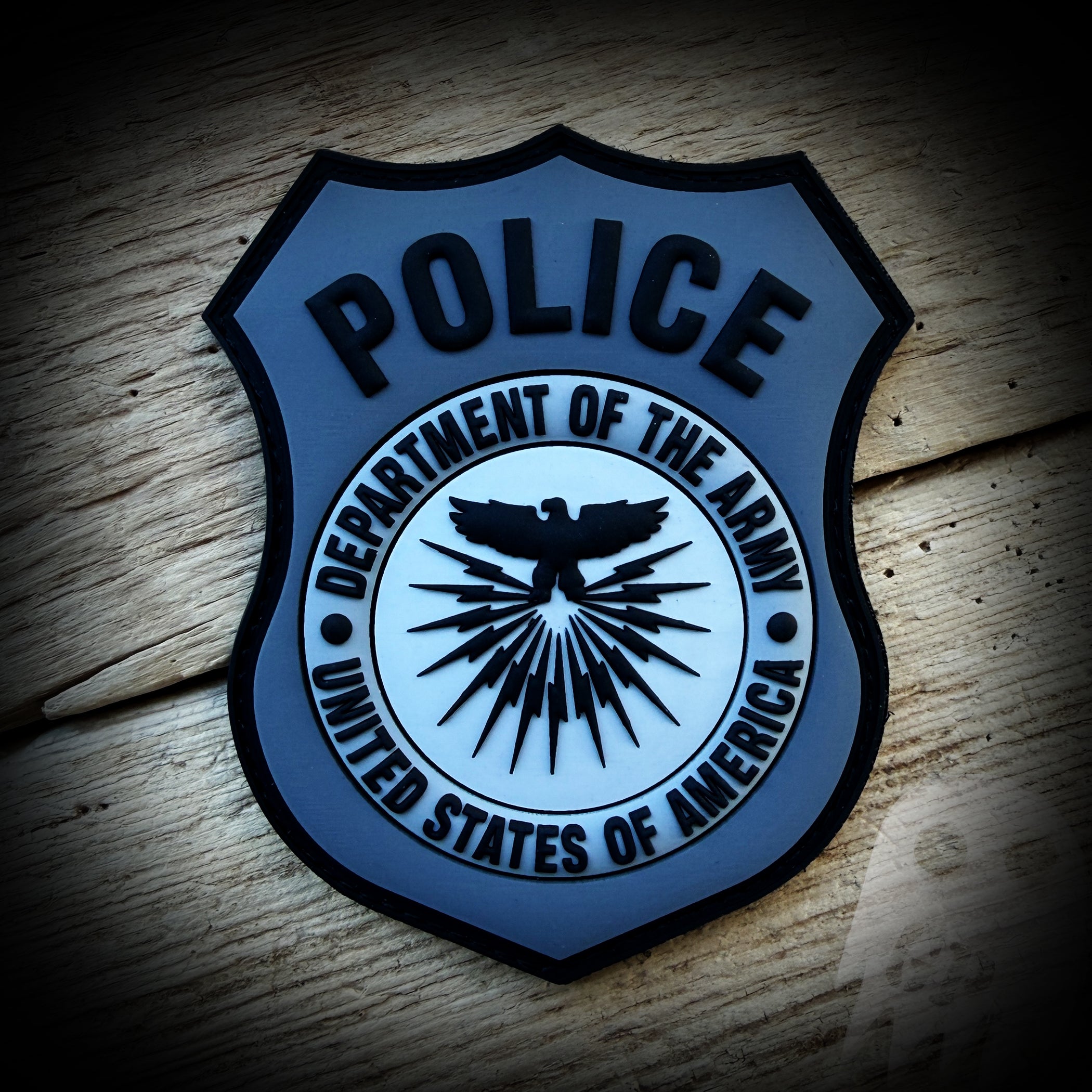 Department of the Army Police Subdued PVC