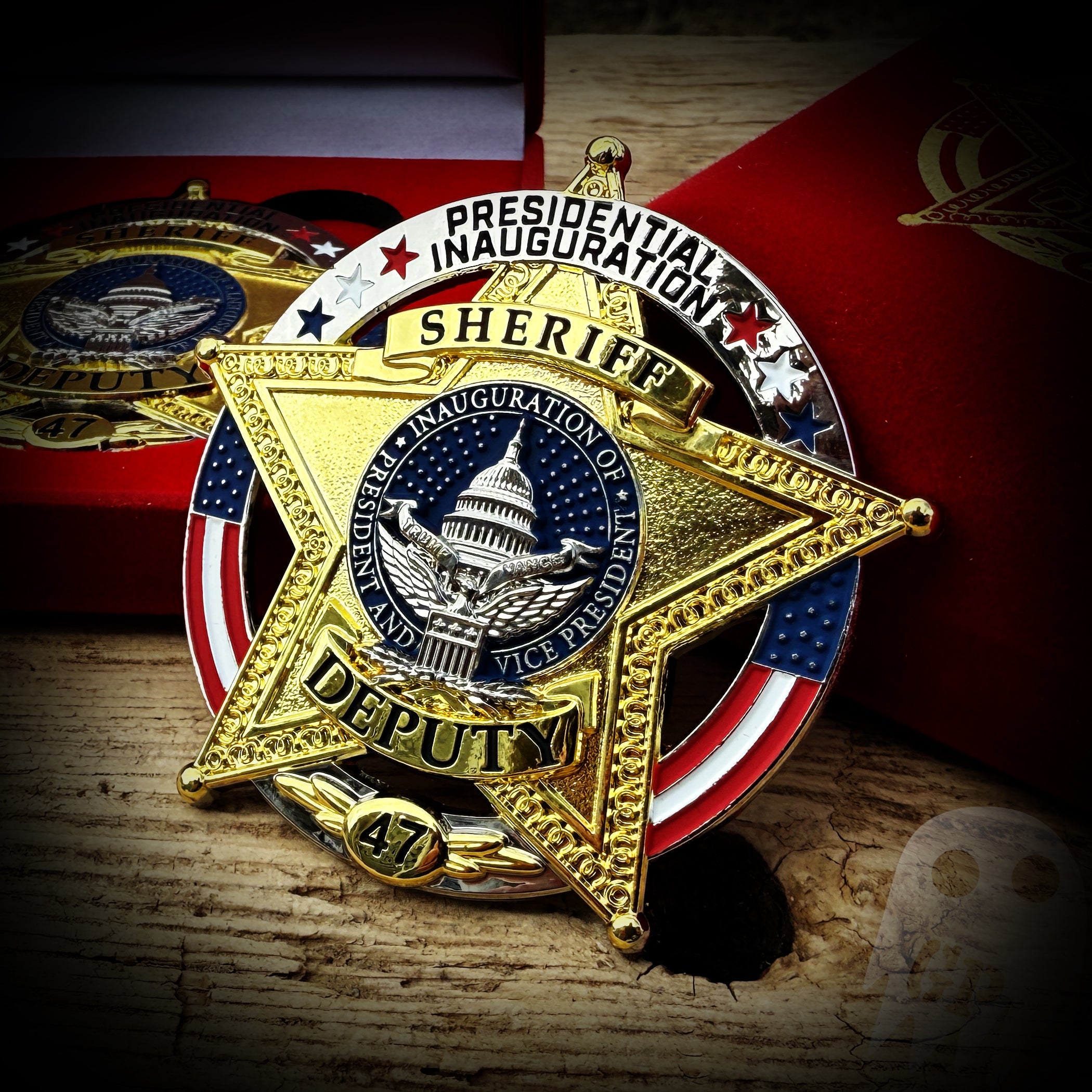 Deployed Deputy Sheriff - Deputy Sheriff Commemorative 2025 Inauguration Metal Badge