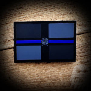 Dominican Republic Thin Blue Line PVC