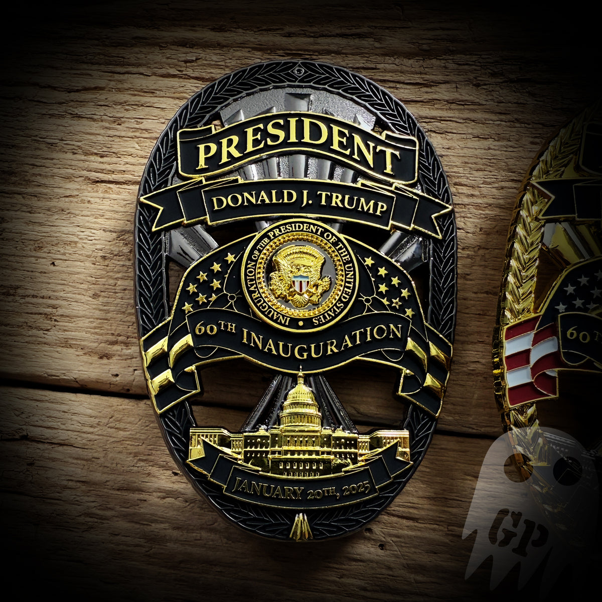 Custom Inauguration Badges Donald J Trump Badge - Donald J. Trump 60th Inauguration Badge – GHOST ...