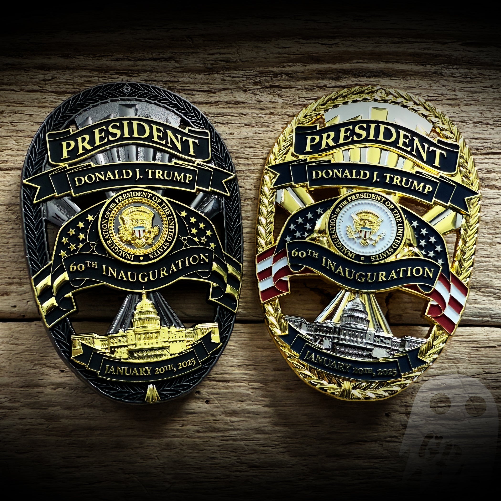Custom Inauguration Badges Donald J Trump Badge - Donald J. Trump 60th Inauguration Badge – GHOST ...