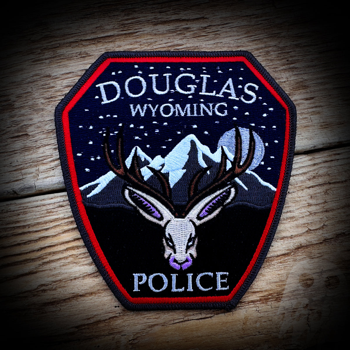 Douglas, WY PD *NEW* Standard Issue patch GHOST PATCH