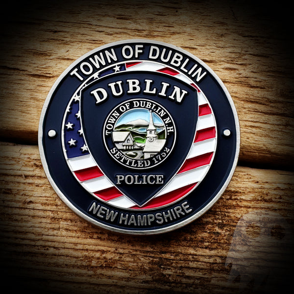 Dublin, NH Police Department Challenge Coin - Authentic