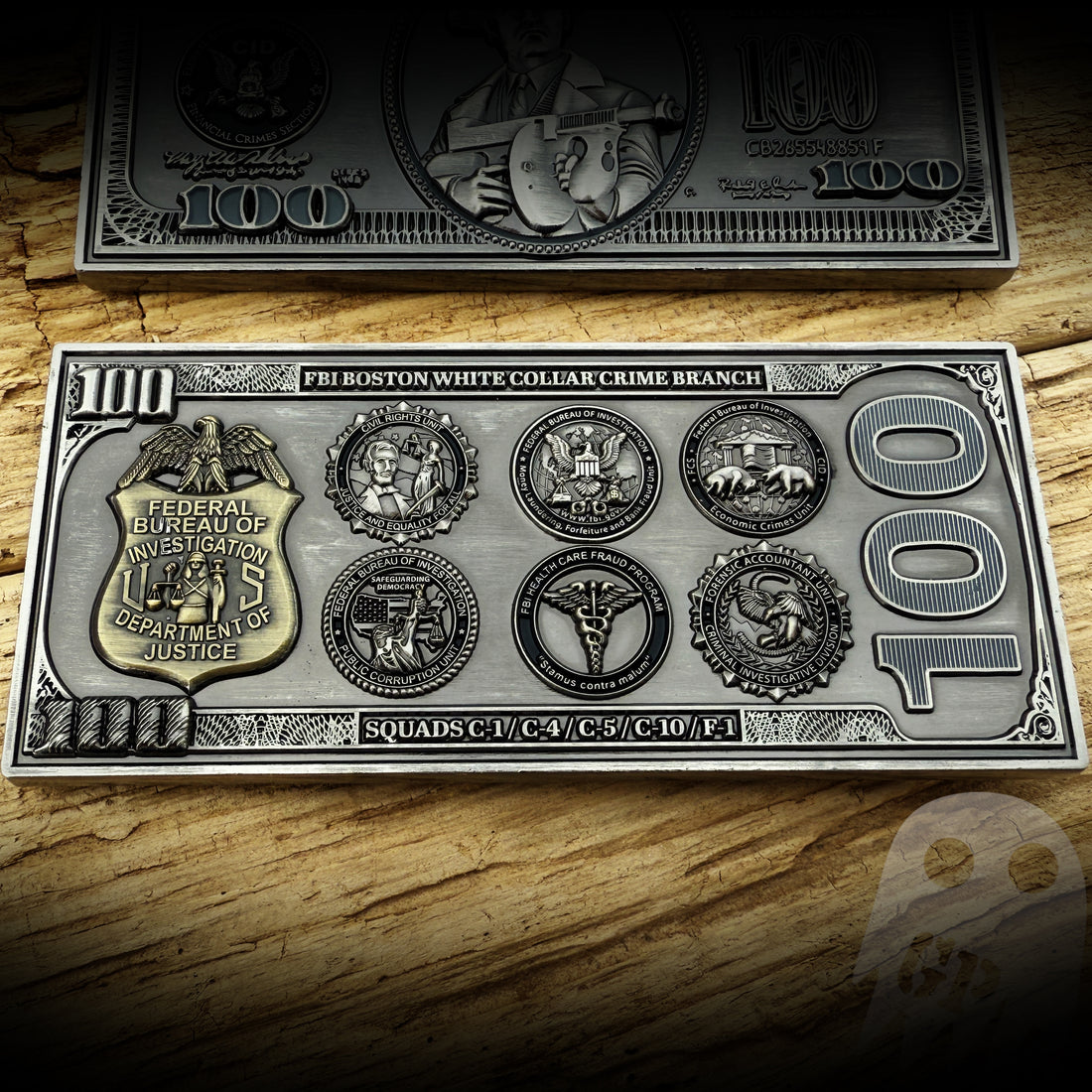 FBI Boston White Collar Crime Money Coin – GHOST PATCH