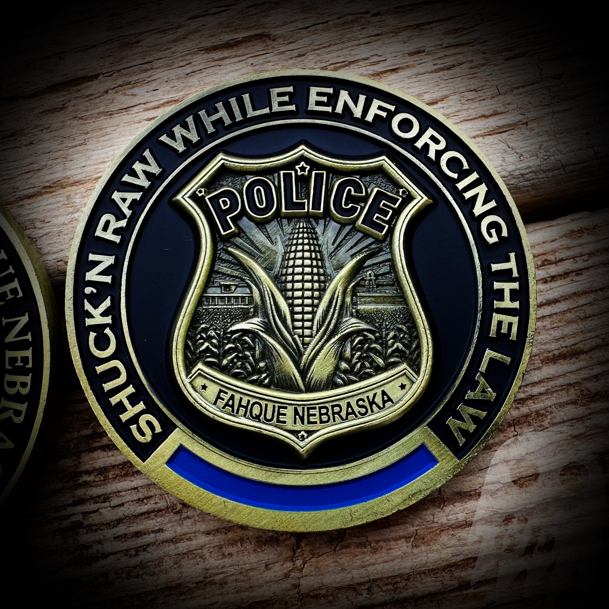 COIN - Fahque, NEBRASKA Police Department Challenge Coin