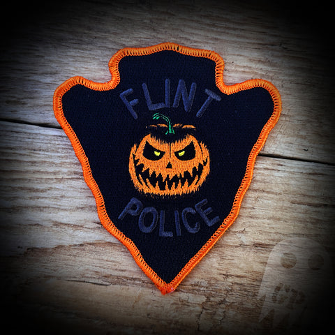 HALLOWEEN - Flint, MI PD 2023 Halloween Patch - Authentic / LIMITED