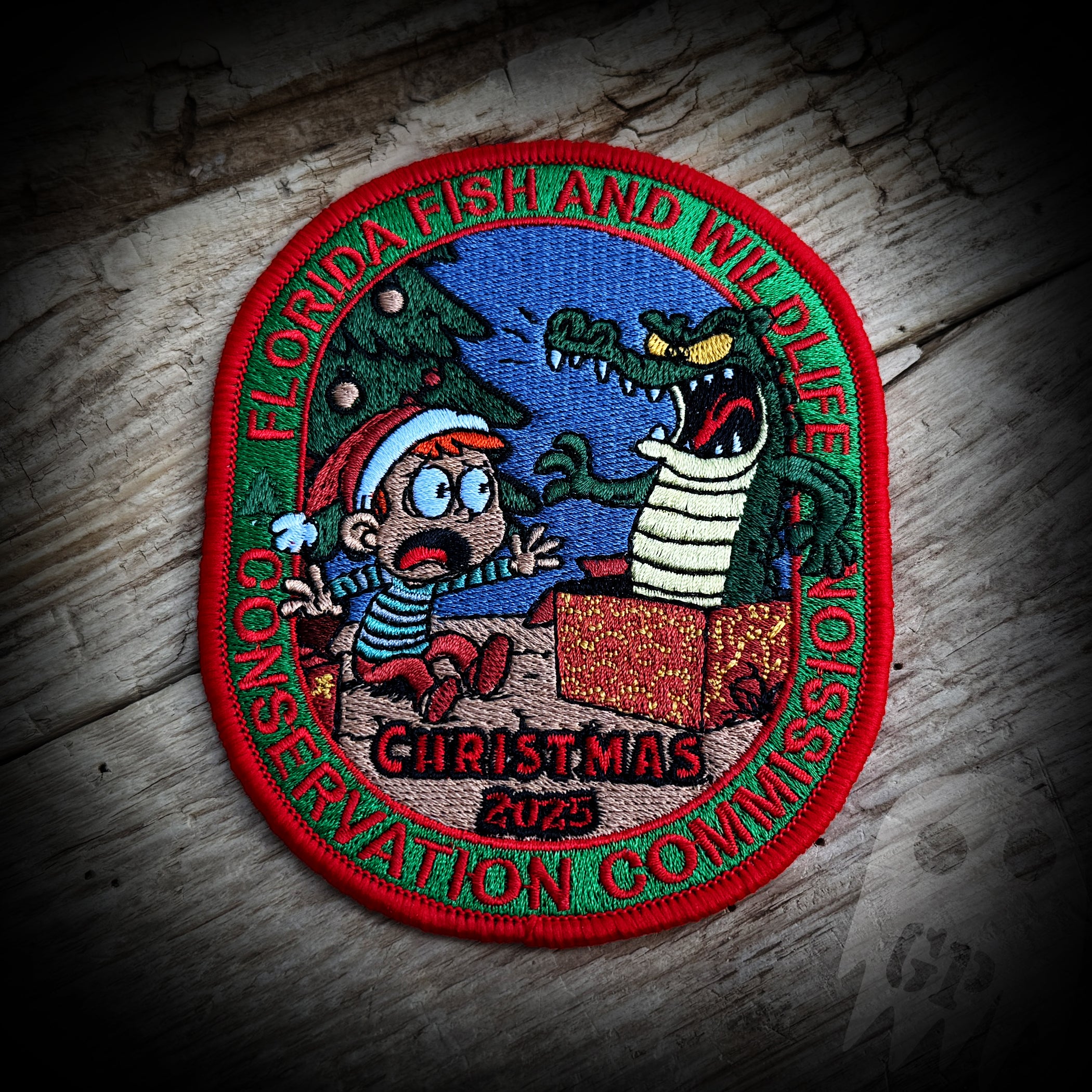 2025 Christmas - Florida Fish and Wildlife Conservation Commission 2025 Christmas Patch