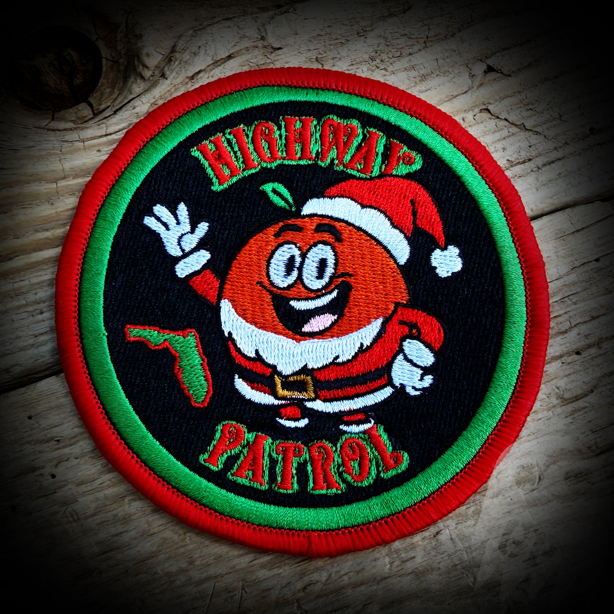 Santa Ghost Rider 2025 Orange Santa Christmas - Florida Highway Patrol 2025 Orange Santa ...