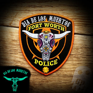 Fort Worth, TX Police Department 2023 Halloween Patch - Limited - GLOW IN THE DARK