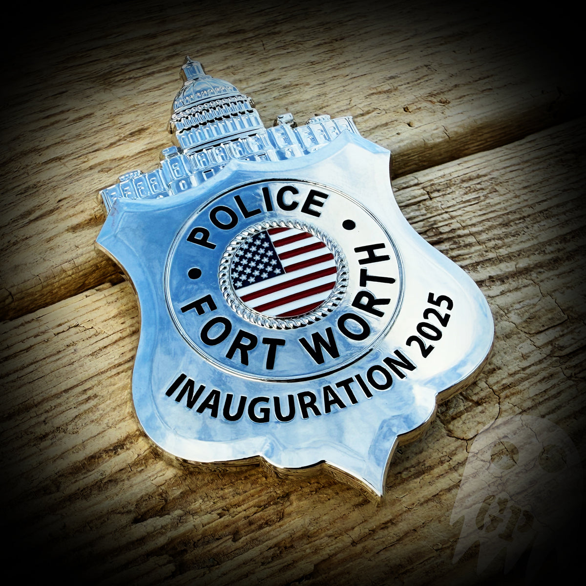 Custom Inauguration Badges Inauguration Badge - Fort Worth, TX PD Commemorative 2025 Inauguration ...