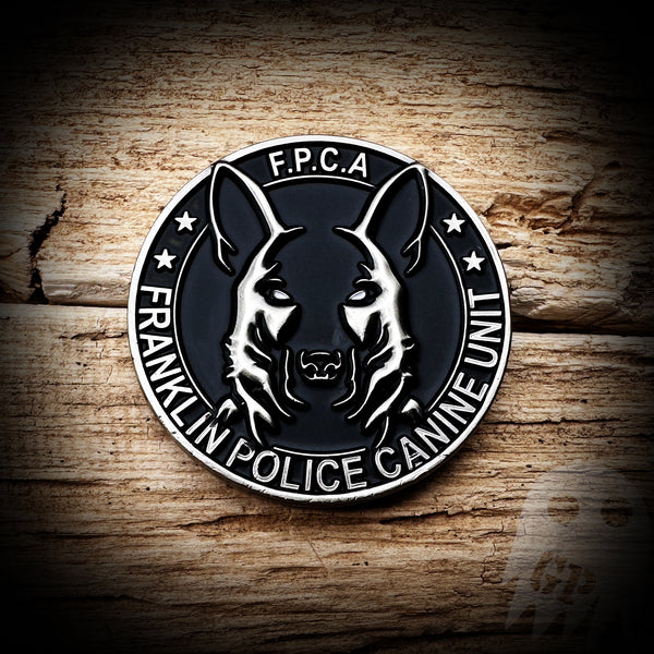 Franklin, NH Police K9 Coin - Authentic